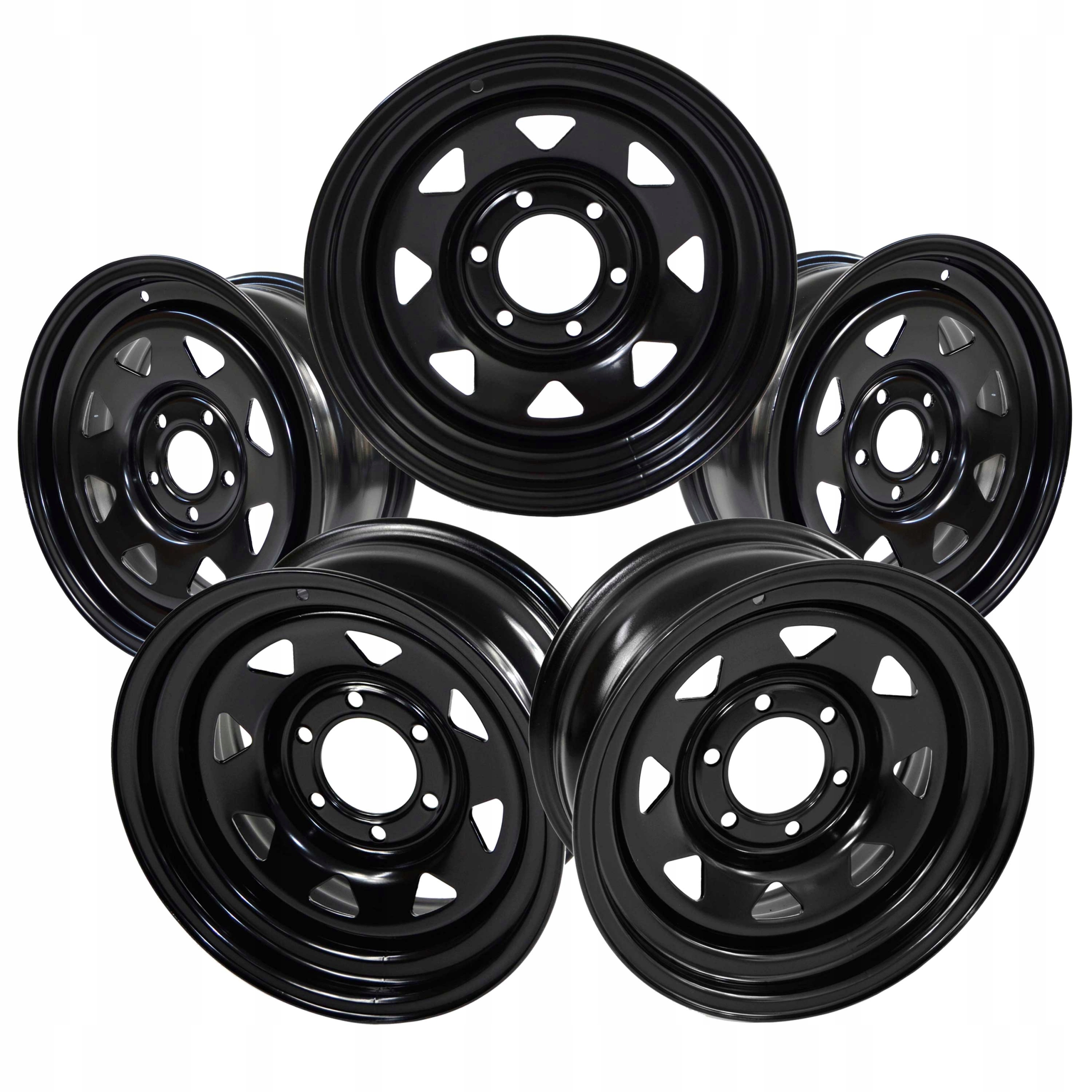 Oceľová Disk 5ks Nissan Navara D40 16X8 6X114,3 (66 mm) ET0 Snakeman 4WD