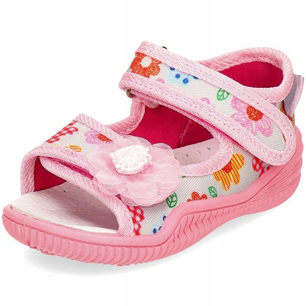 

Viggami Kapcie Sandałki Hania szary róż r.20