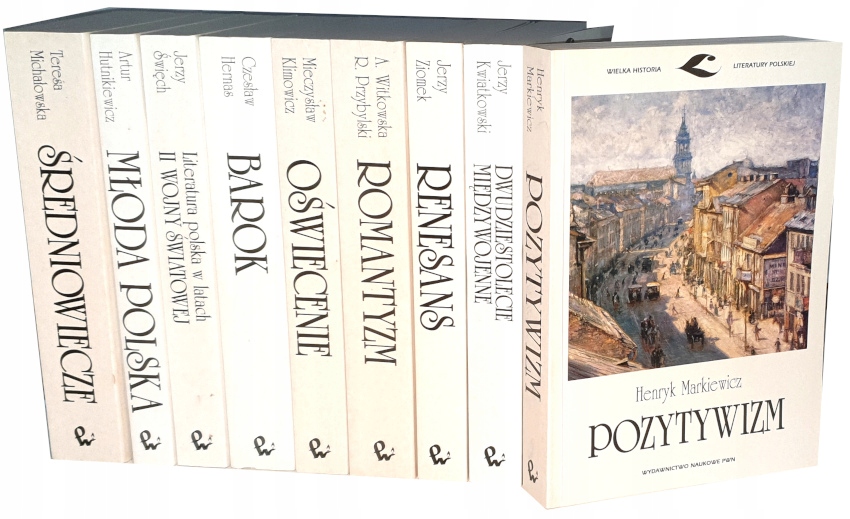 WIELKA HISTORIA LITERATURY POLSKIEJ 9 wol. [komple