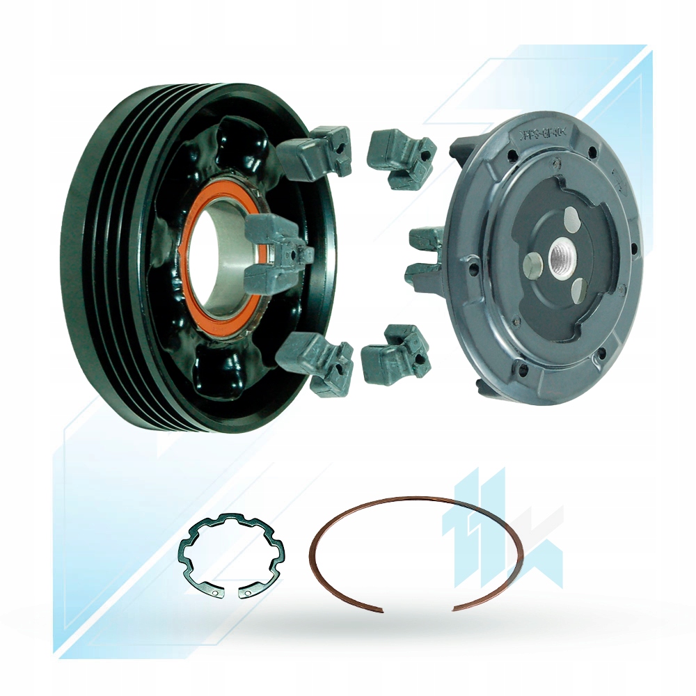 SPRZĘGŁO SPRĘŻARKI klimy BMW 520d M47N2 E60 LCI