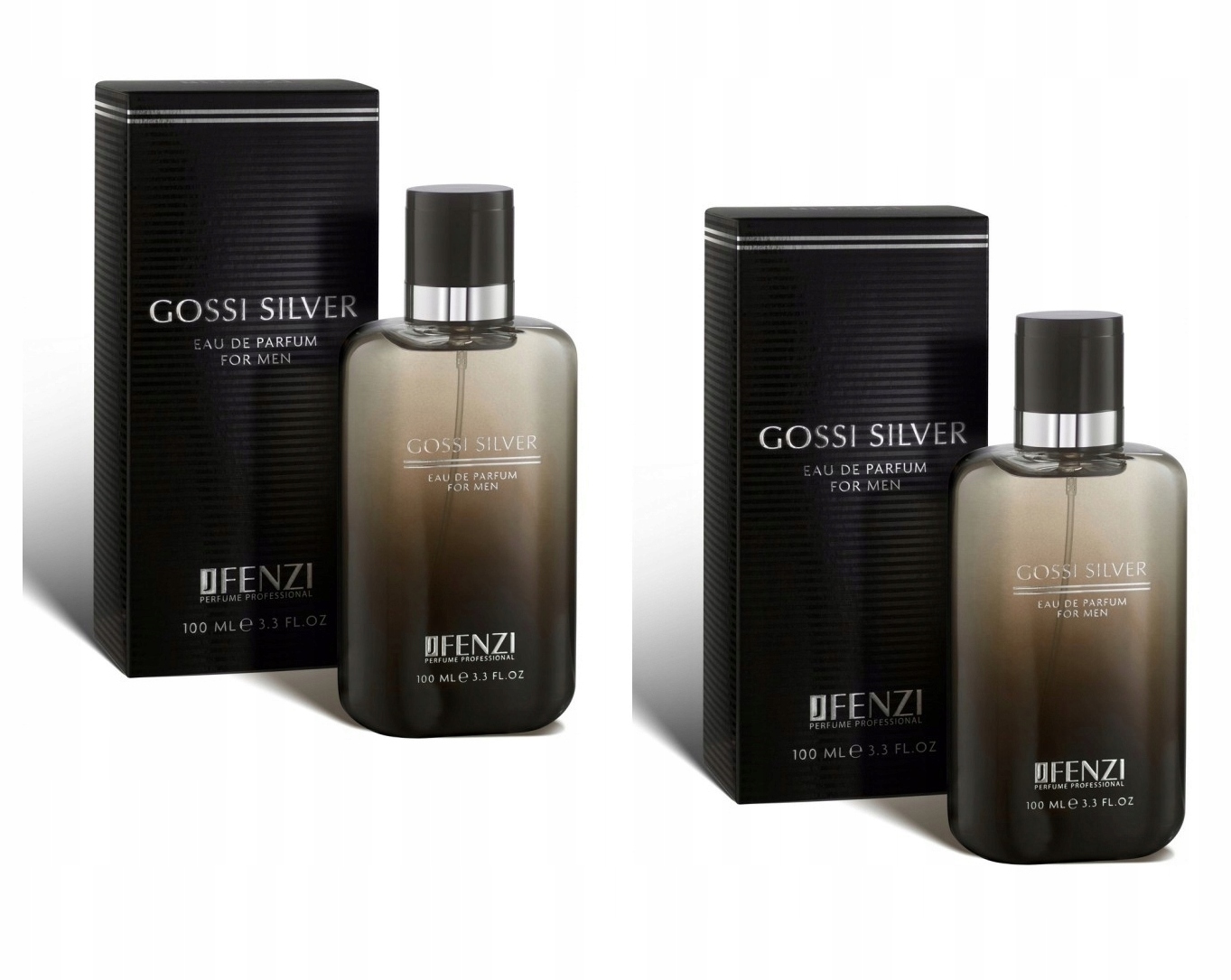JFenzi Gossi Silver 2x100ml Edp Men