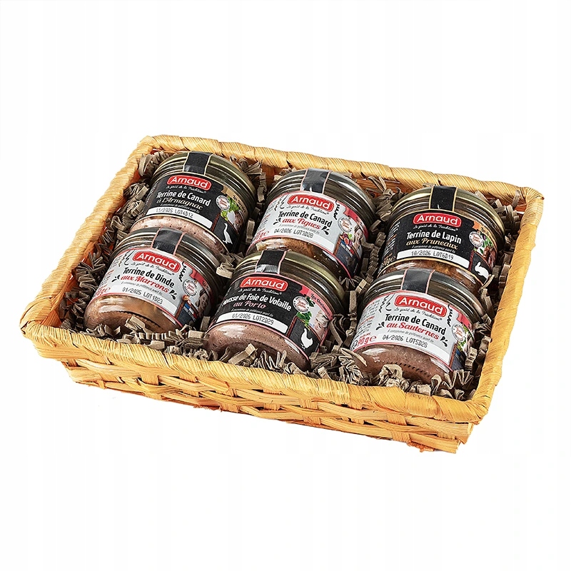 Levně Arnaud dárkový koš "Degustační zážitek -premium", 6x90g