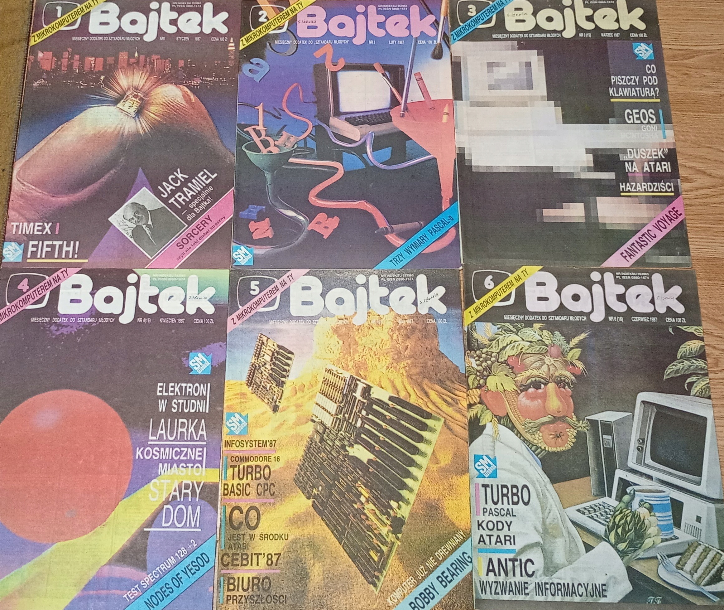 BAJTEK 12 numerów Rocznik 1987 - wydanie 1