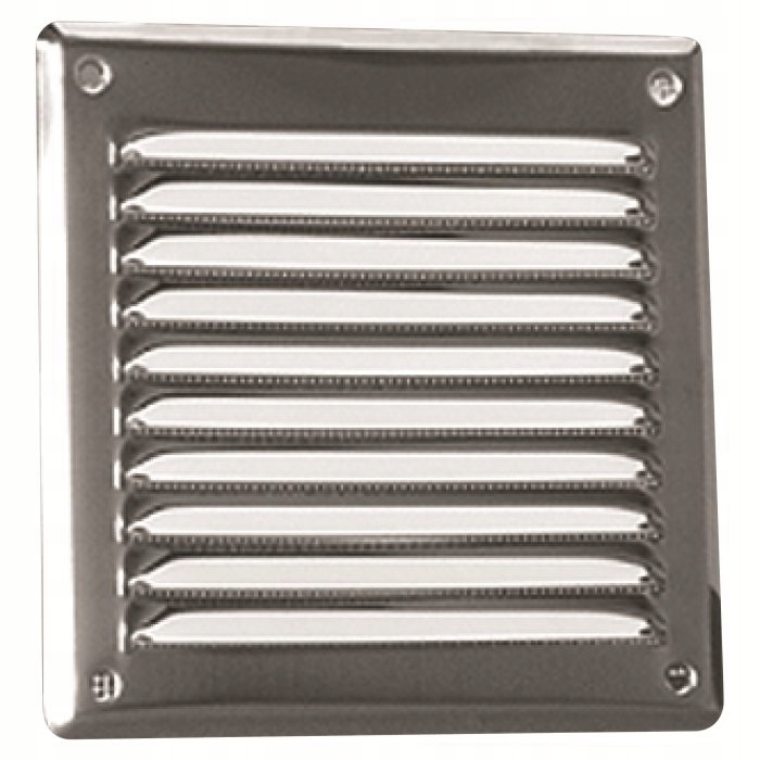 

Vents Osłona Metalowa 165x165 mm Z Siatką Chrom