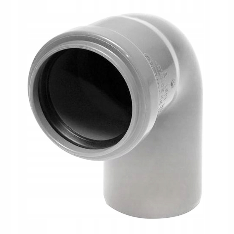 KOLANO 90° 75 mm KANALIZACYJNE WEW. SZARE PCV PP
