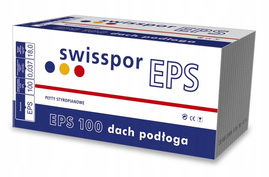 STYROPIAN SWISSPOR EPS 100 DACH PODŁOGA 0,036 2cm 15m2