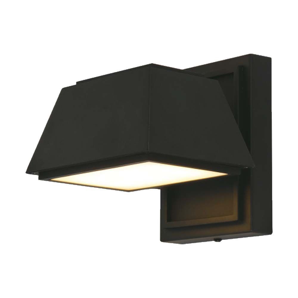 Vonkajšie záhradné Led svietidlo na stenu čierne hore dole 4000K IP65 V-tac