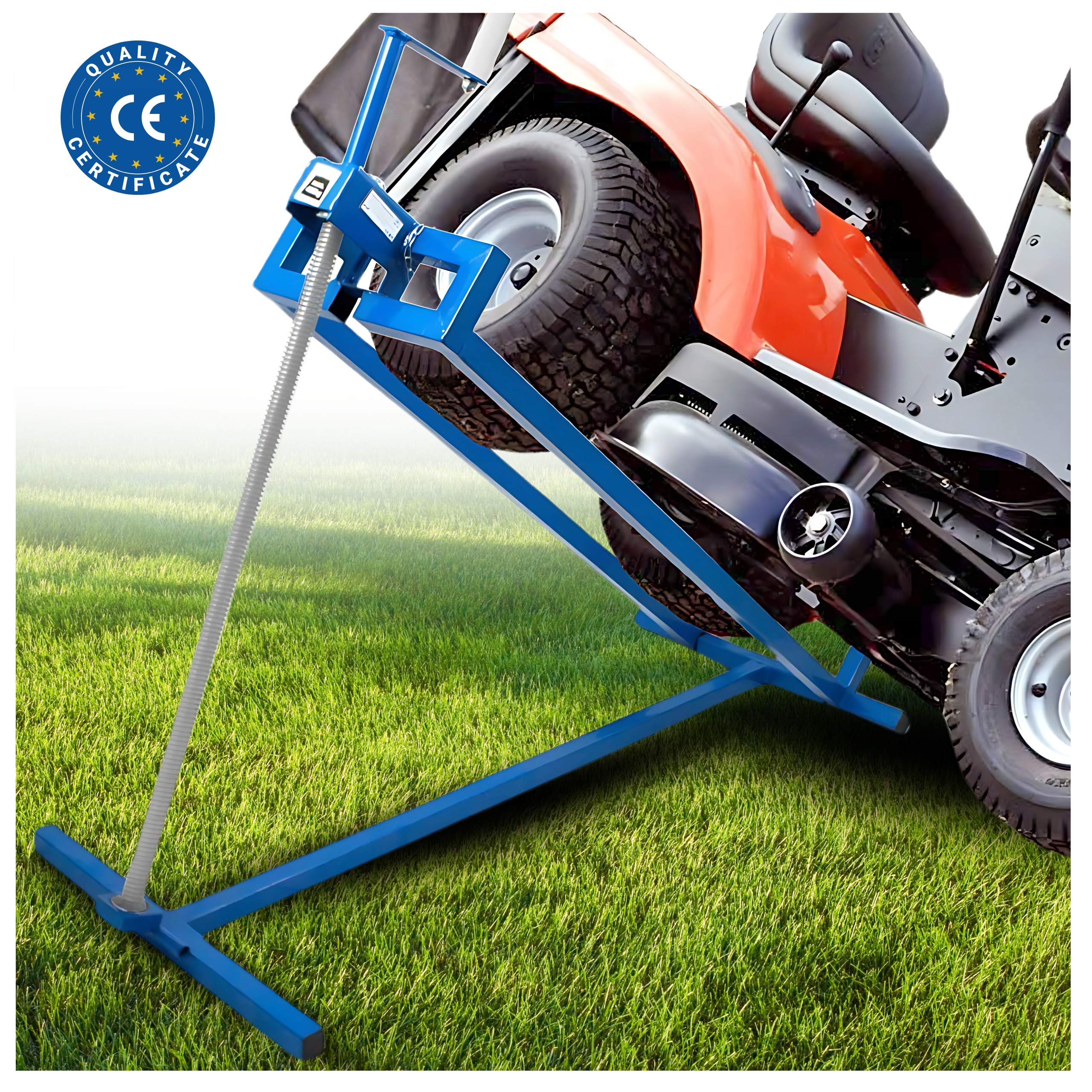 Podnośnik Lewarek do Traktorka Kosiarki Quada Atv Udźwig 400 kg Wytrzymały