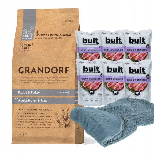 Grandorf Rabbit & Turkey Adult Medium & Maxi Breeds 10kg Grat