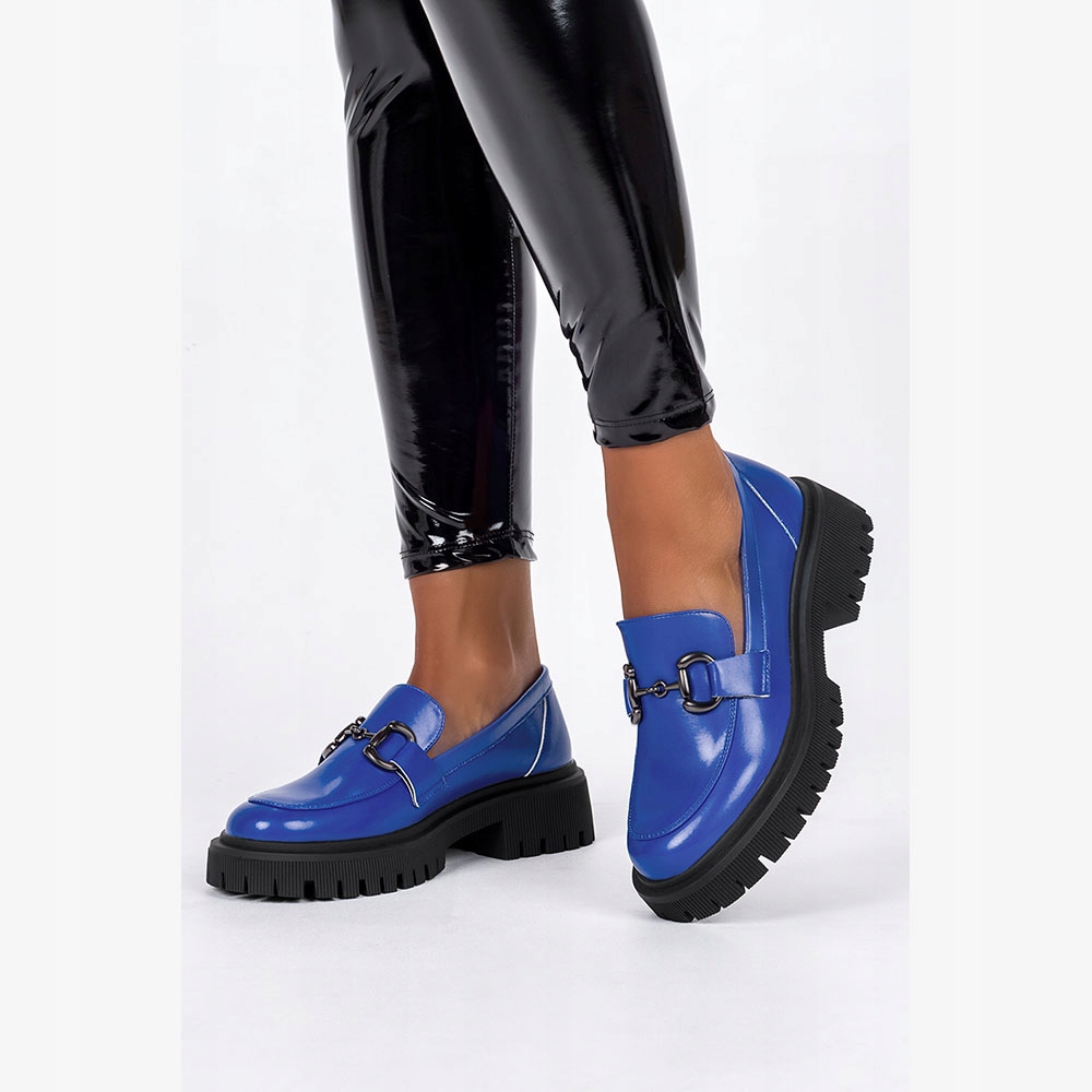 MOKASYNY PÓŁBUTY DAMSKIE BUTY MODNE NA PLATFORMIE CHABROWE WYGODNE NEW r 40 Marka Casu