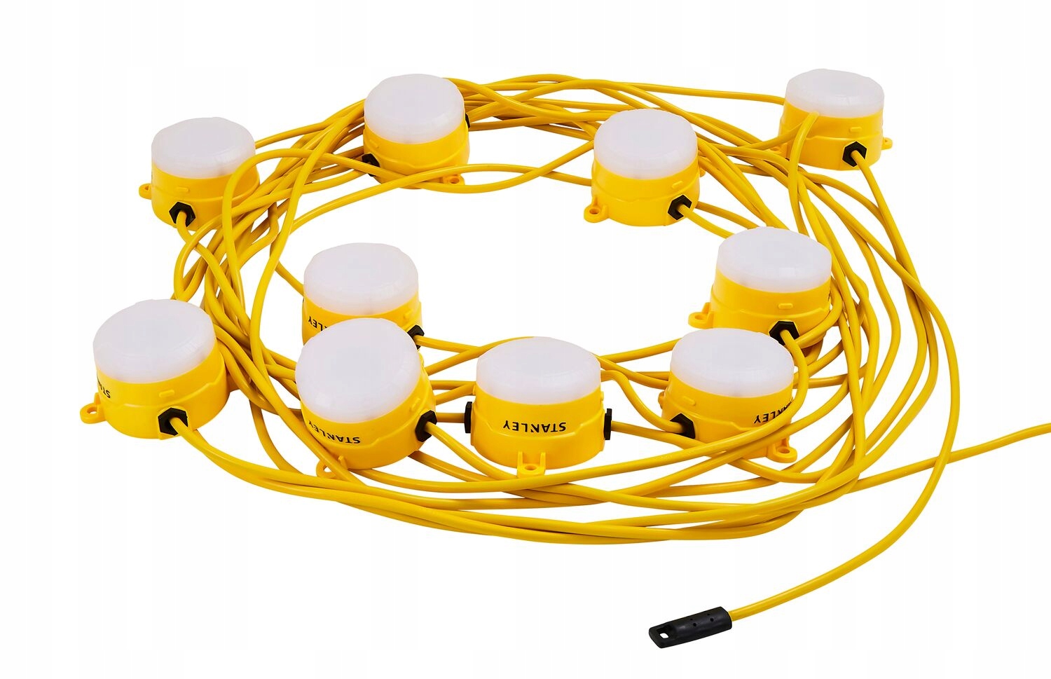Stanley Sada reflektorov Stanley Festoon, 22 m, 10 x 8 W Led, IP44