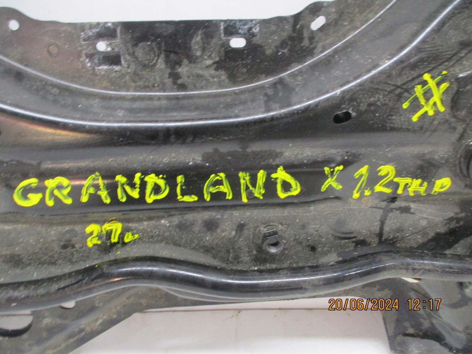 axle beam subframe axle beam OPEL GRANDLAND 1,2THP