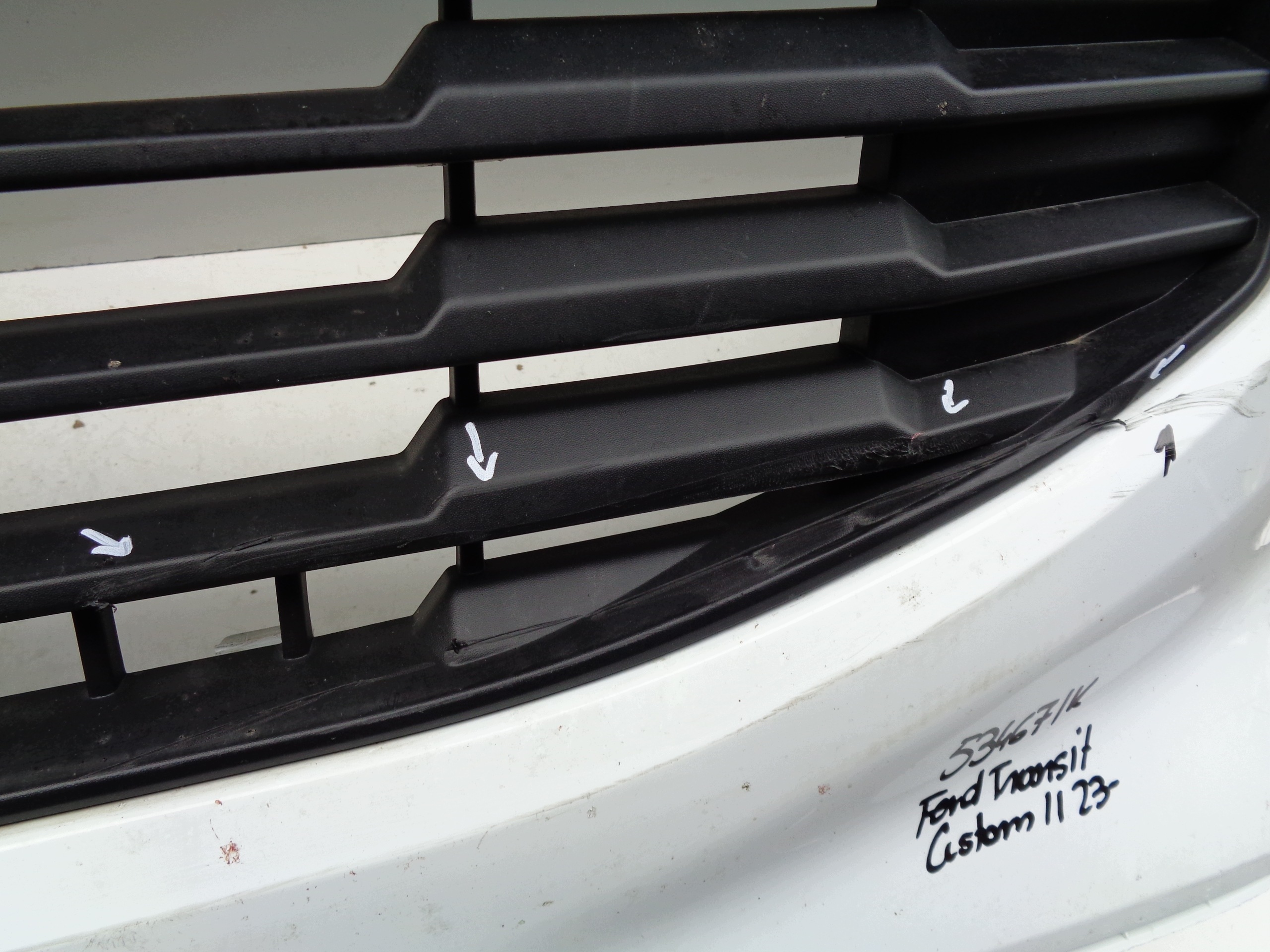 front bumper FORD TRANSIT CUSTOM II 23- NR 53467