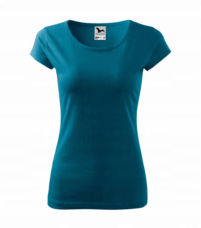 

T-shirt Dopasowana Koszulka Fit Petrol Blue M