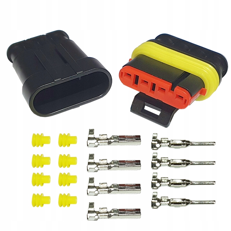 

Kostka Wtyk Superseal Złącze Hermetyczne 4 Pin