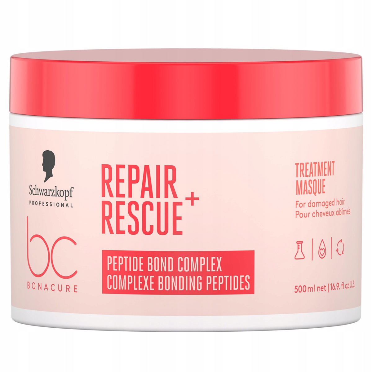 Schwarzkopf Bc Repair Rescue regenerująca maska włosy zniszczone 500ml