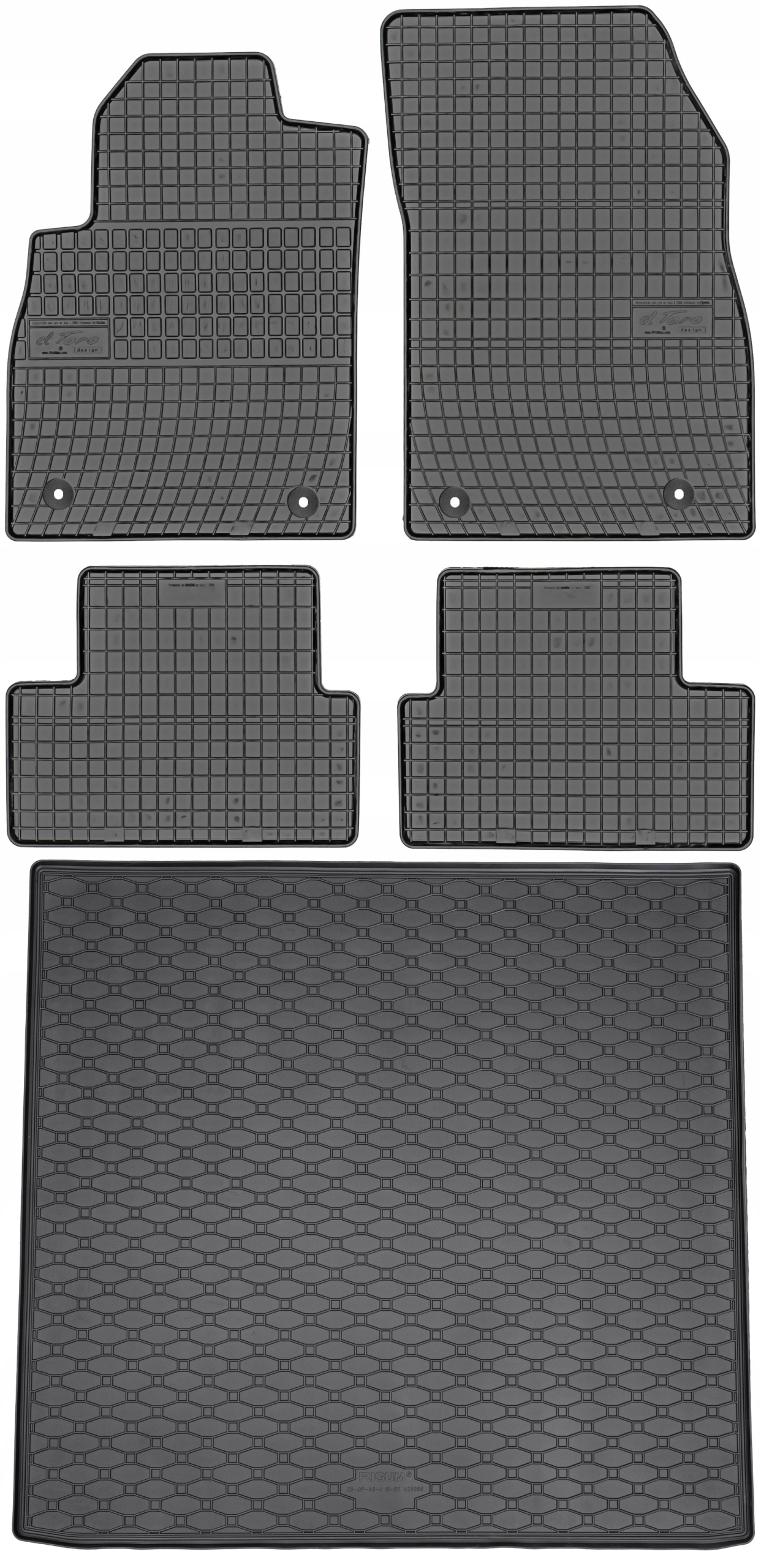 Opel Astra IV J Kombi 2010-2016 Sada rohoží koberčeky