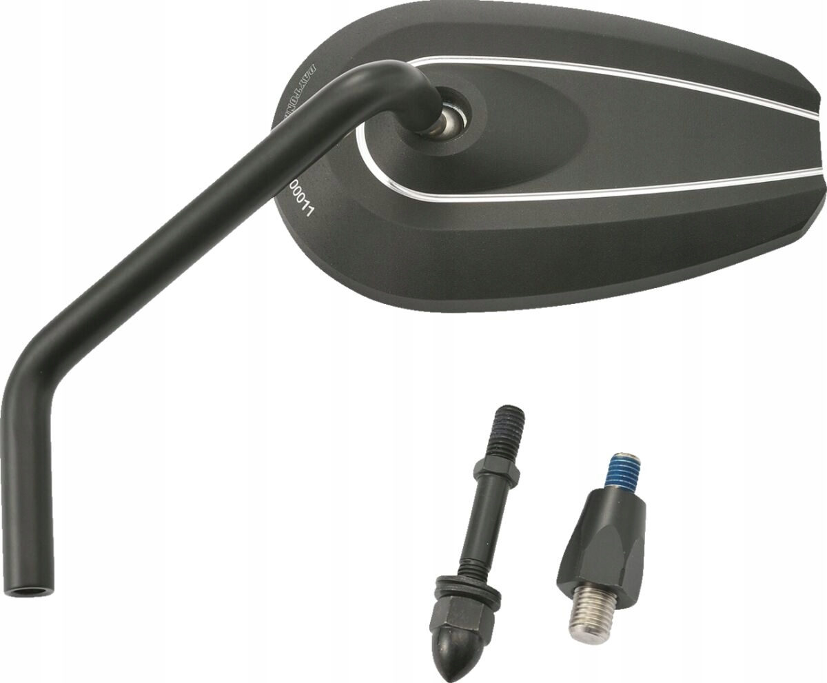 Univerzálne Motocyklové Zrkadlo Daytona M10 X P1.25 Čierne