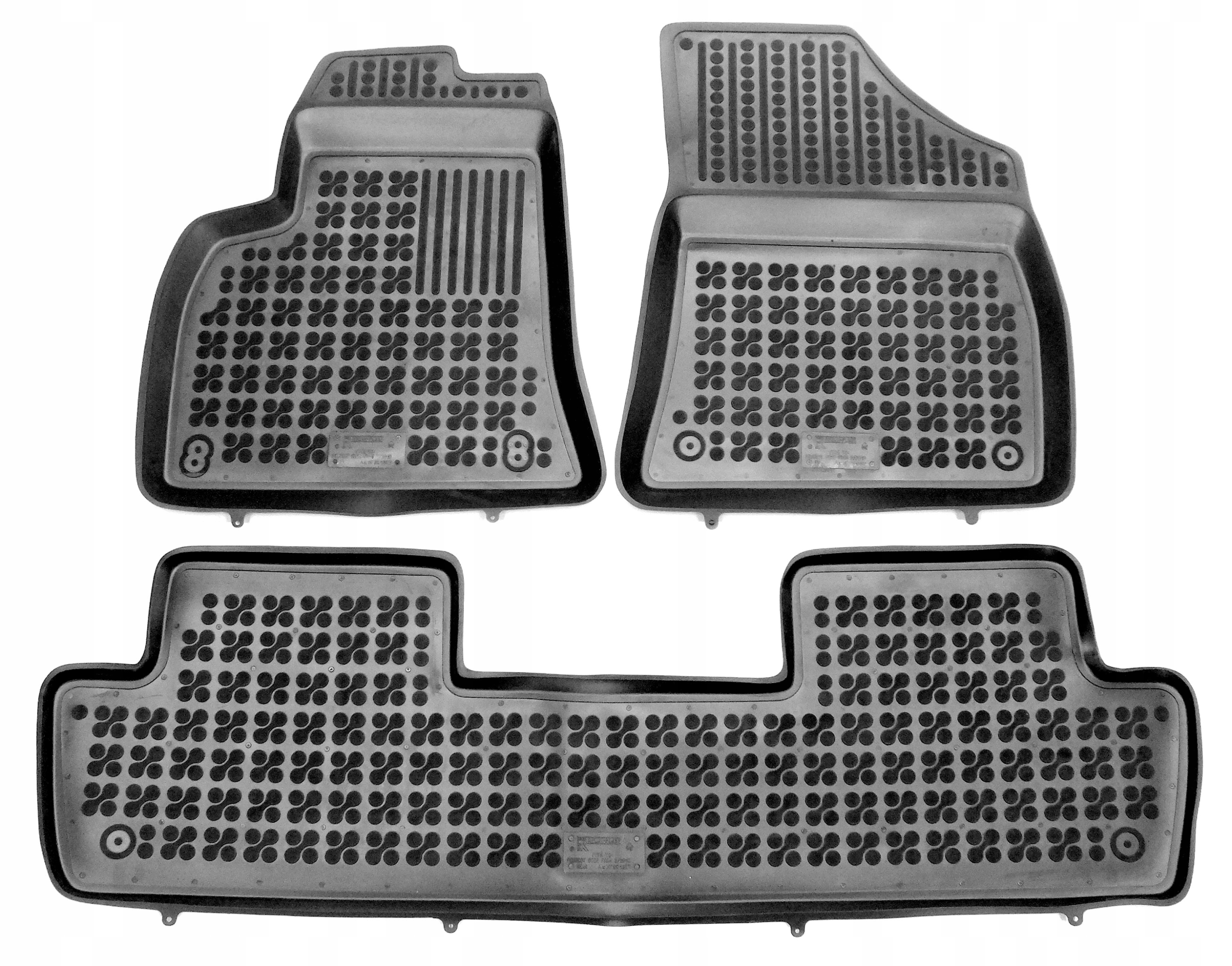 Peugeot 5008 I 2009-2017 dywaniki gumowe korytkowe Rezaw-Plast