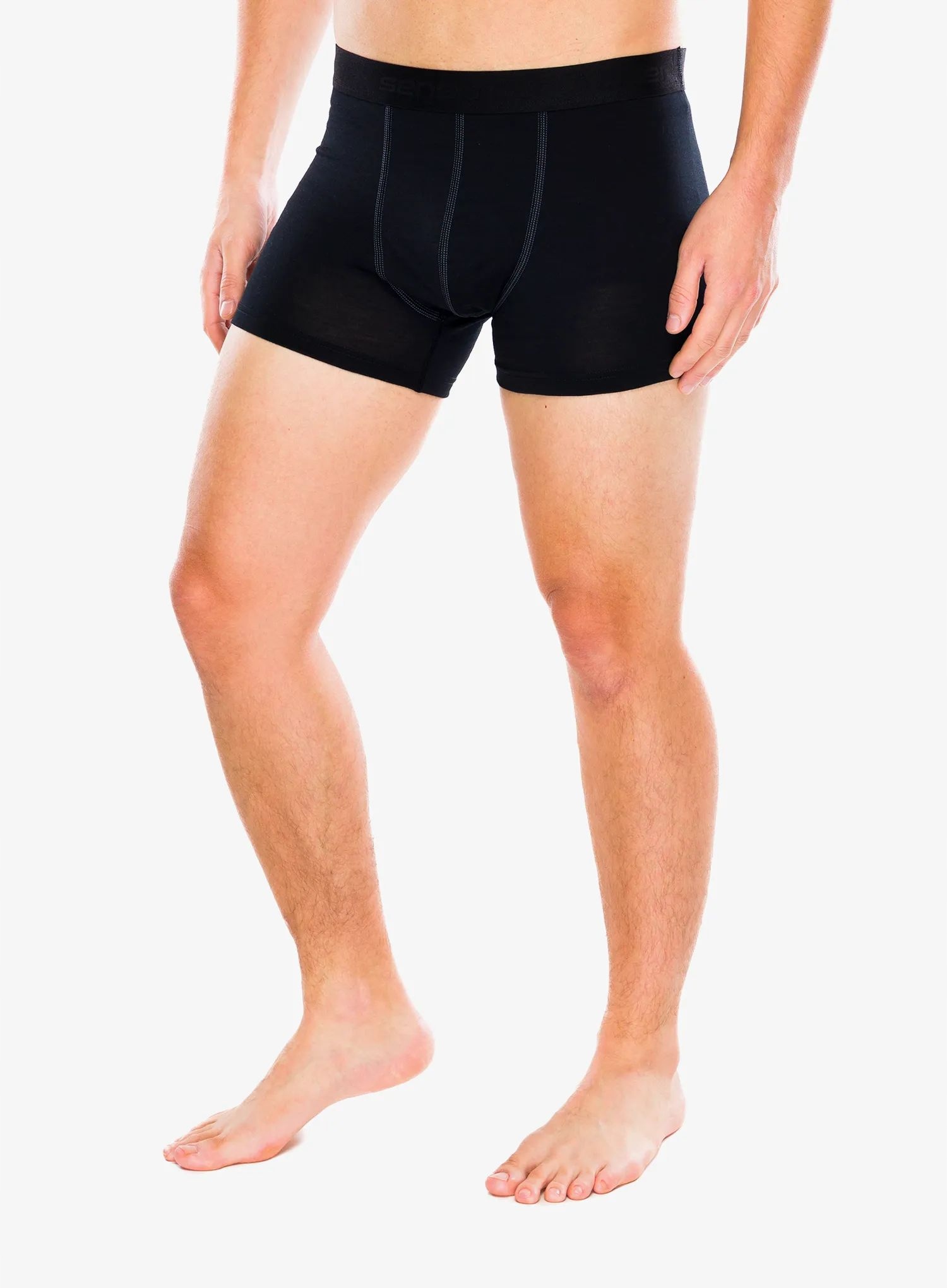 Termoaktivní boxerky Sensor Merino Active 3Pack blue/black/deep blue M