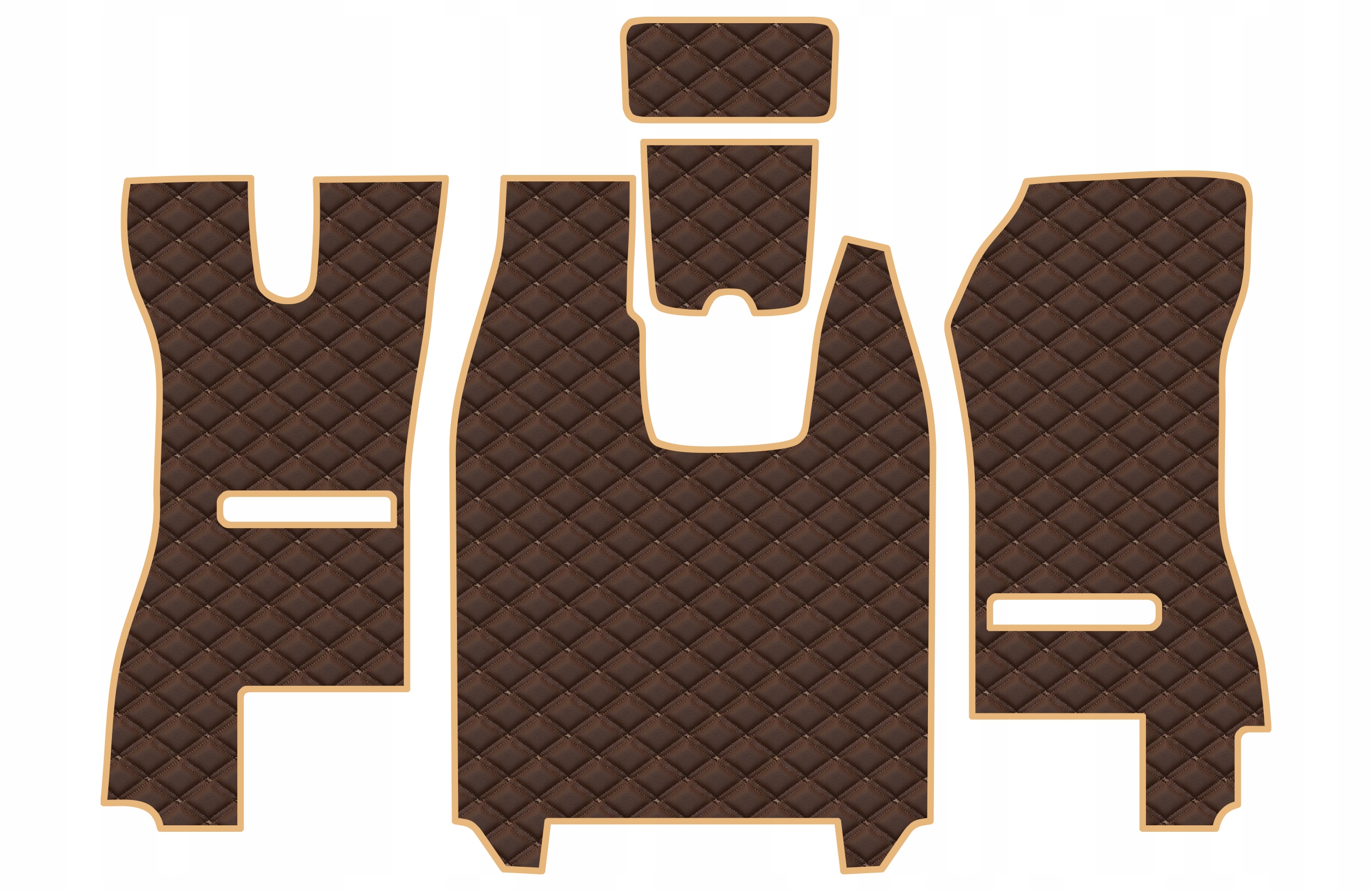 Dvojitě prošívané koberce Royal Scania R 2013-2017