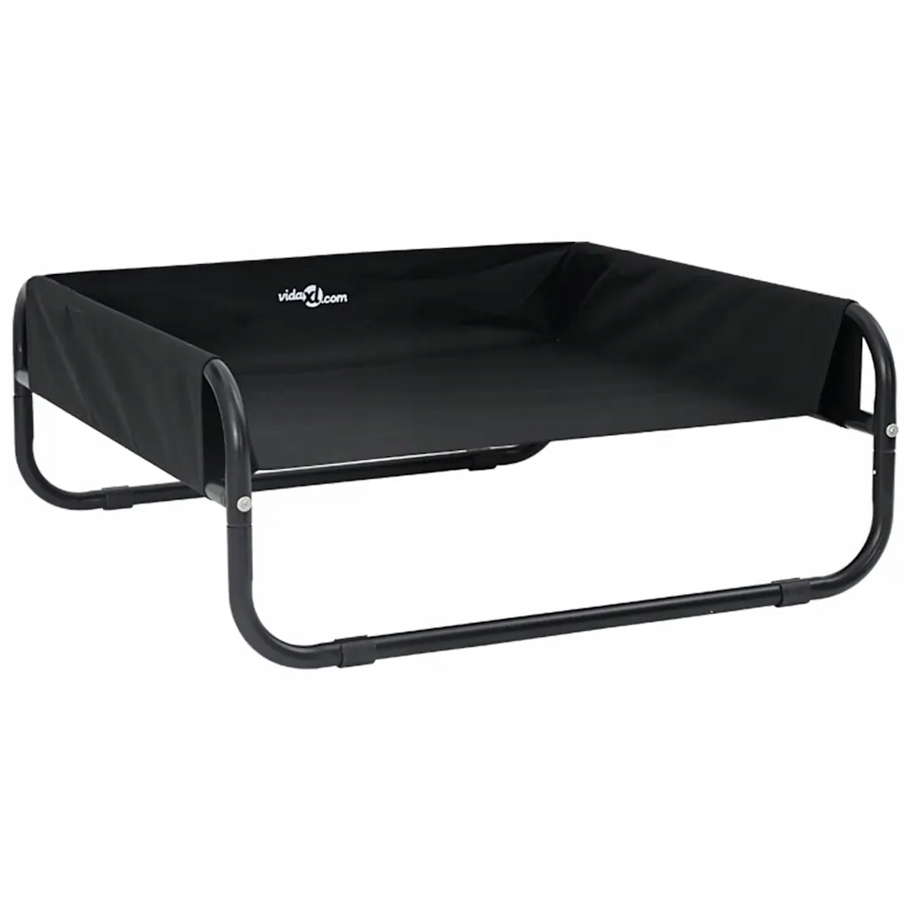 Levně Černé vysoké pelíšek Oxford pro psa 75 x 75 x 30 cm