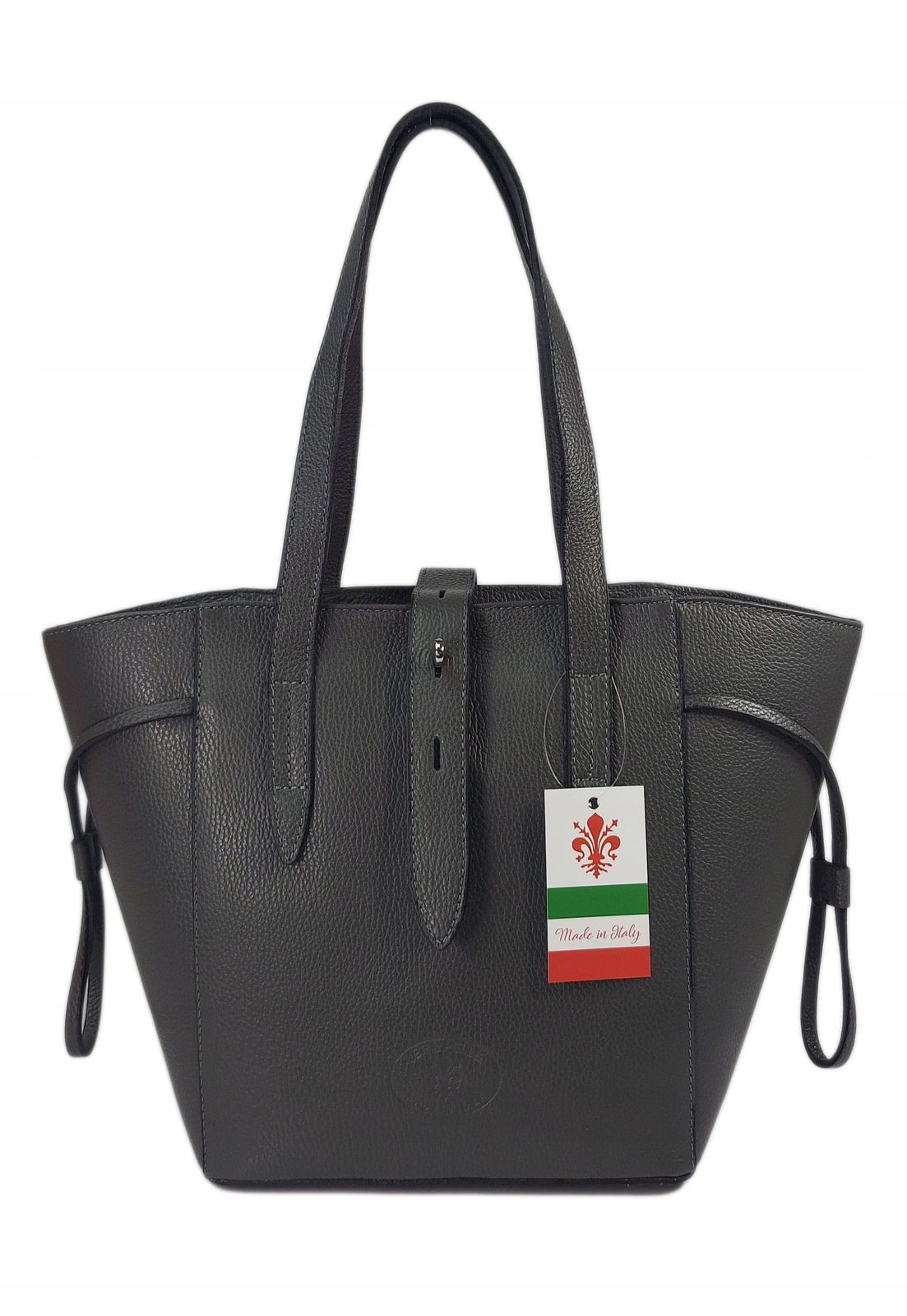 Klasická kožená kabelka přes rameno Vera Pelle