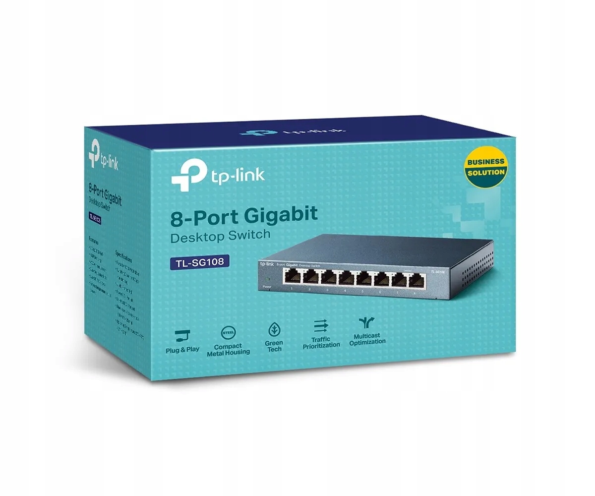 Switch TP-Link TL-SG108 8 port, Gigabit
