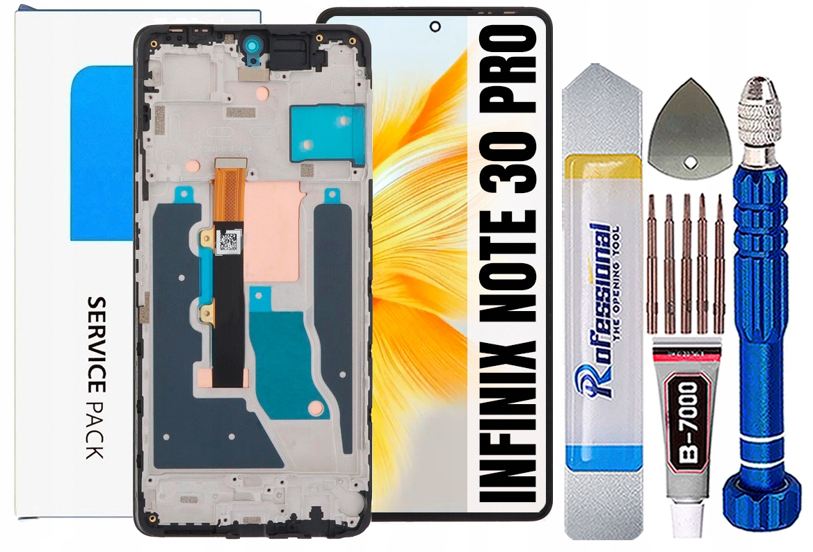 Displej Pro Infinix Note 30 Pro Originální LCD Rámeček