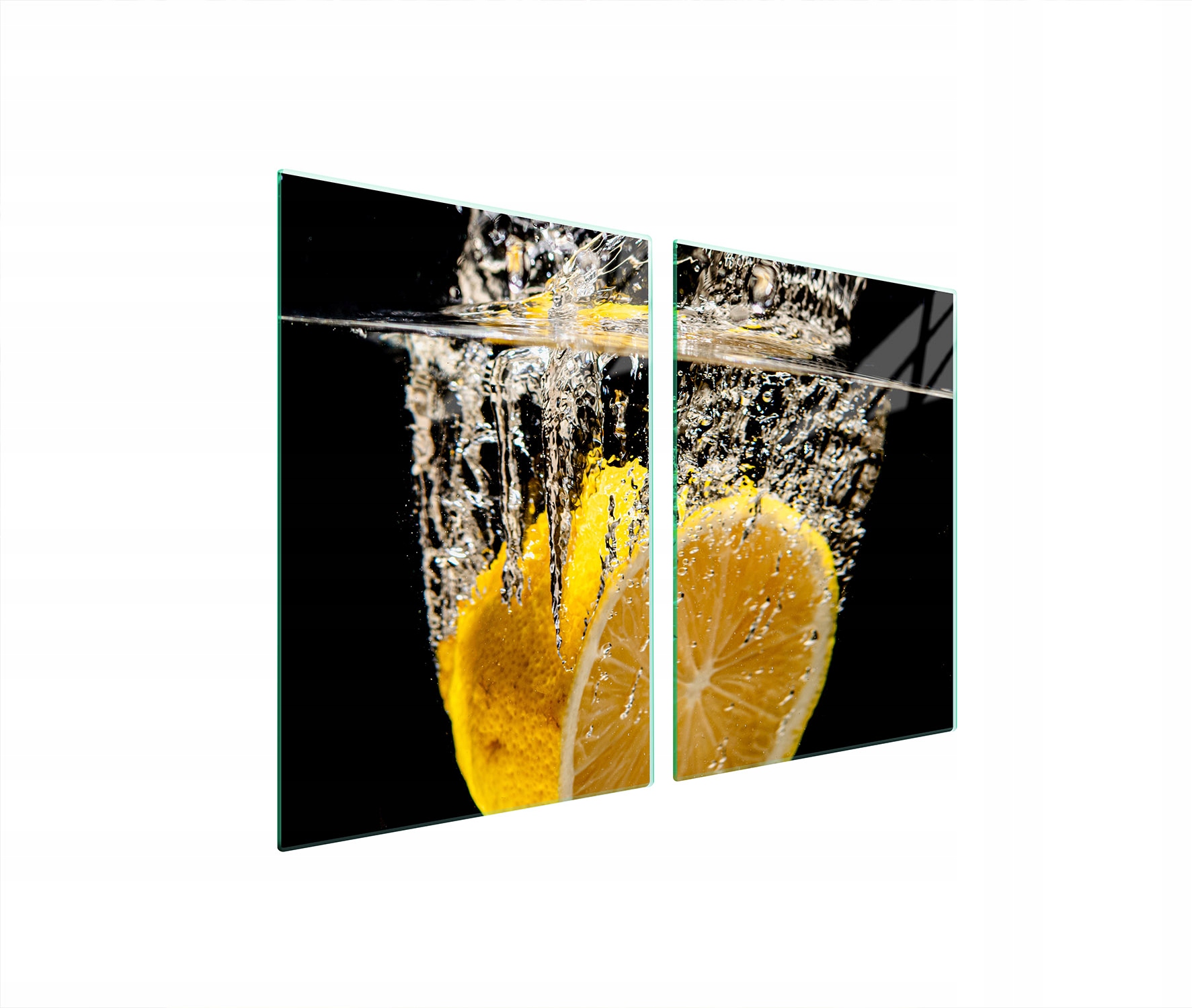 Skleněná Ochranná Deska Do Kuchyně 2x45x52 Citron Tvrzené Sklo