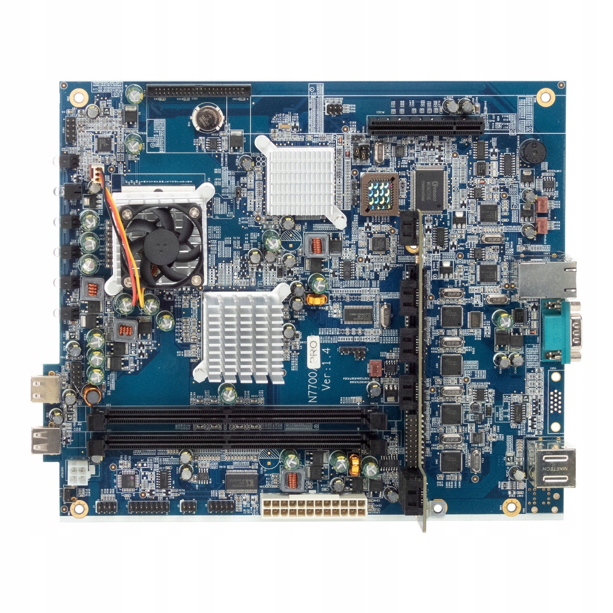 Thecus N7700/PRO Ver 1.4 Motherboard PGA479 DDR2 Intel T5500 Riser