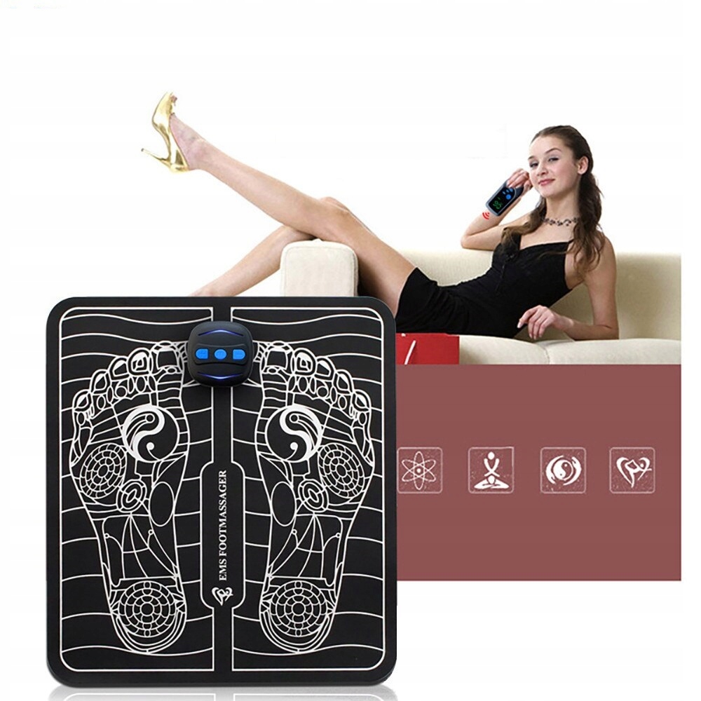 MASAŻER STÓP MATA EMS ELEKTROSTYMULATOR KRĄŻENIA Partie ciała stopy