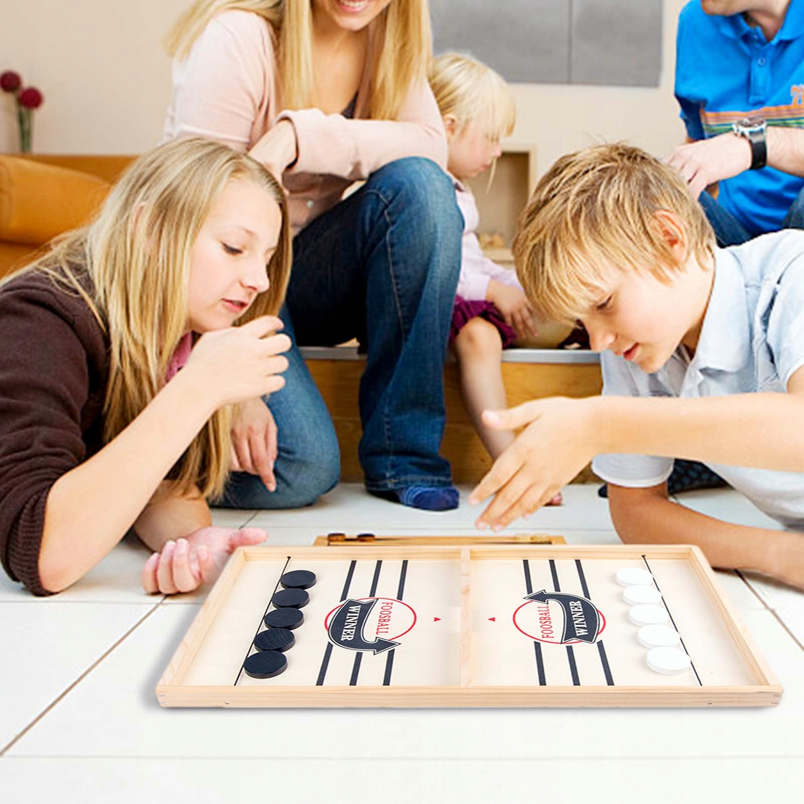 GRA FAST SLING TABLETOP PUCK DLA RODZICÓW I DZIECI,MALA GRA PLANSZOWA Minimalny wiek dziecka 0