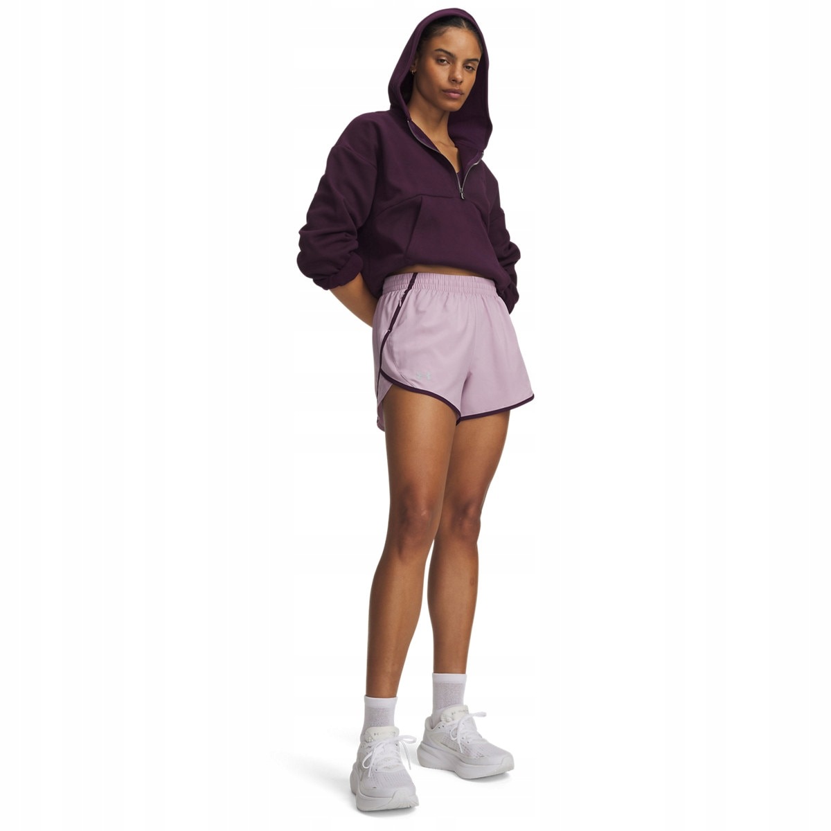 Damskie spodenki do biegania Under Armour Ua Fly By 3'' Shorts Rożowy S