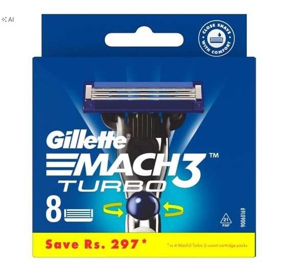 Náplň do strojku Gillette Mach3 8 ks originálních čepelí