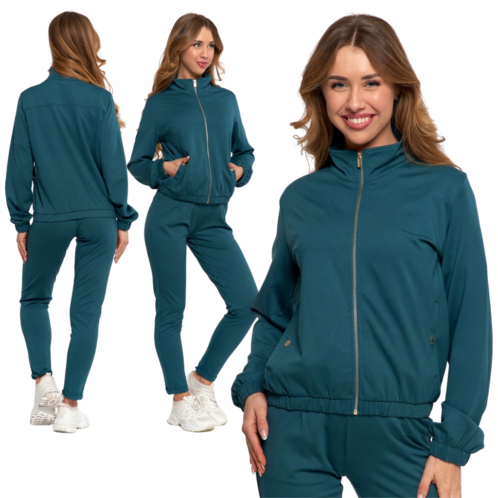 Teplákovka Dámské Tepláky Zúžené Nohavice Rozepínací Mikina Klasika Moraj M