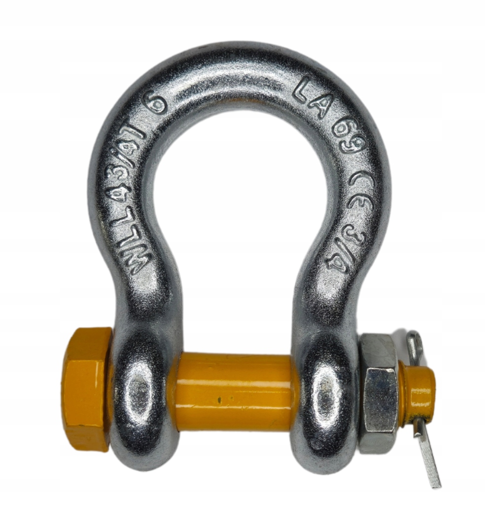 Szekla OMEGA 6,5T 6500kg szakla bolec sworzeń z nakrętką Z POLSKIM ATESTEM Powłoka Odporna na korozję