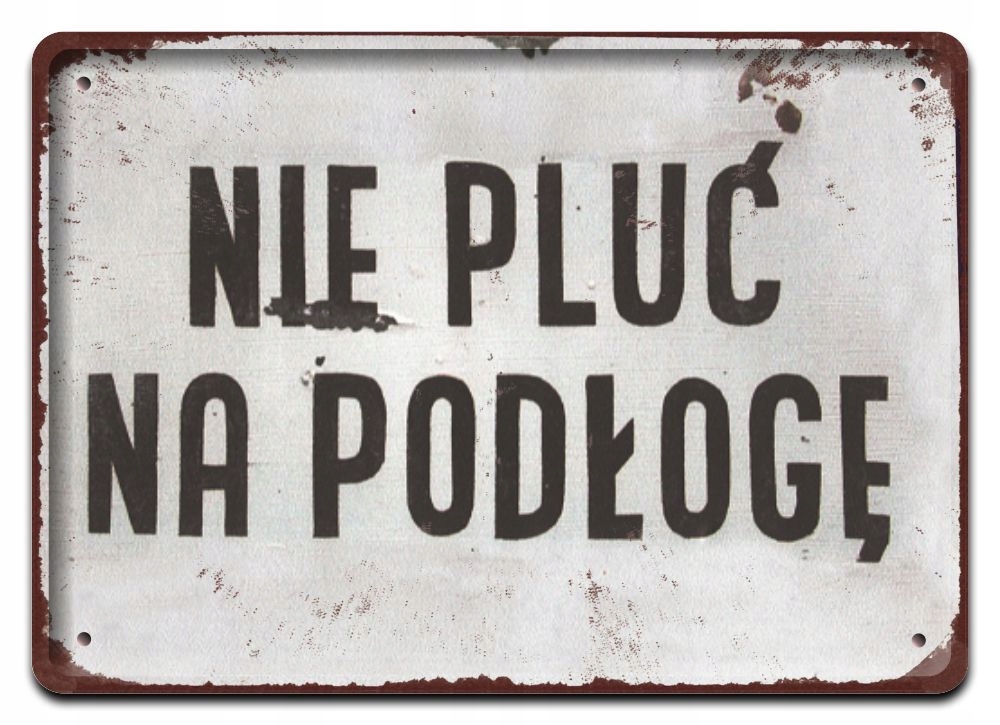 Prl Szyld Plakat Metalowy Obrazek #12604