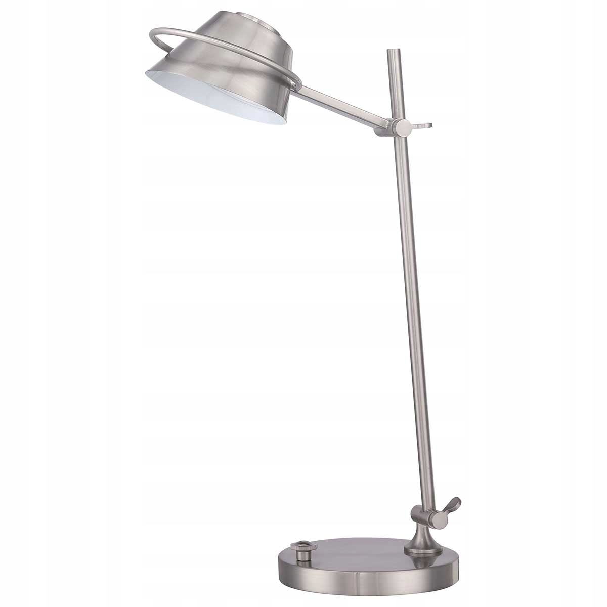 Stolová lampa brúsený nikel nastaviteľná Led 7W Spencer Quoizel
