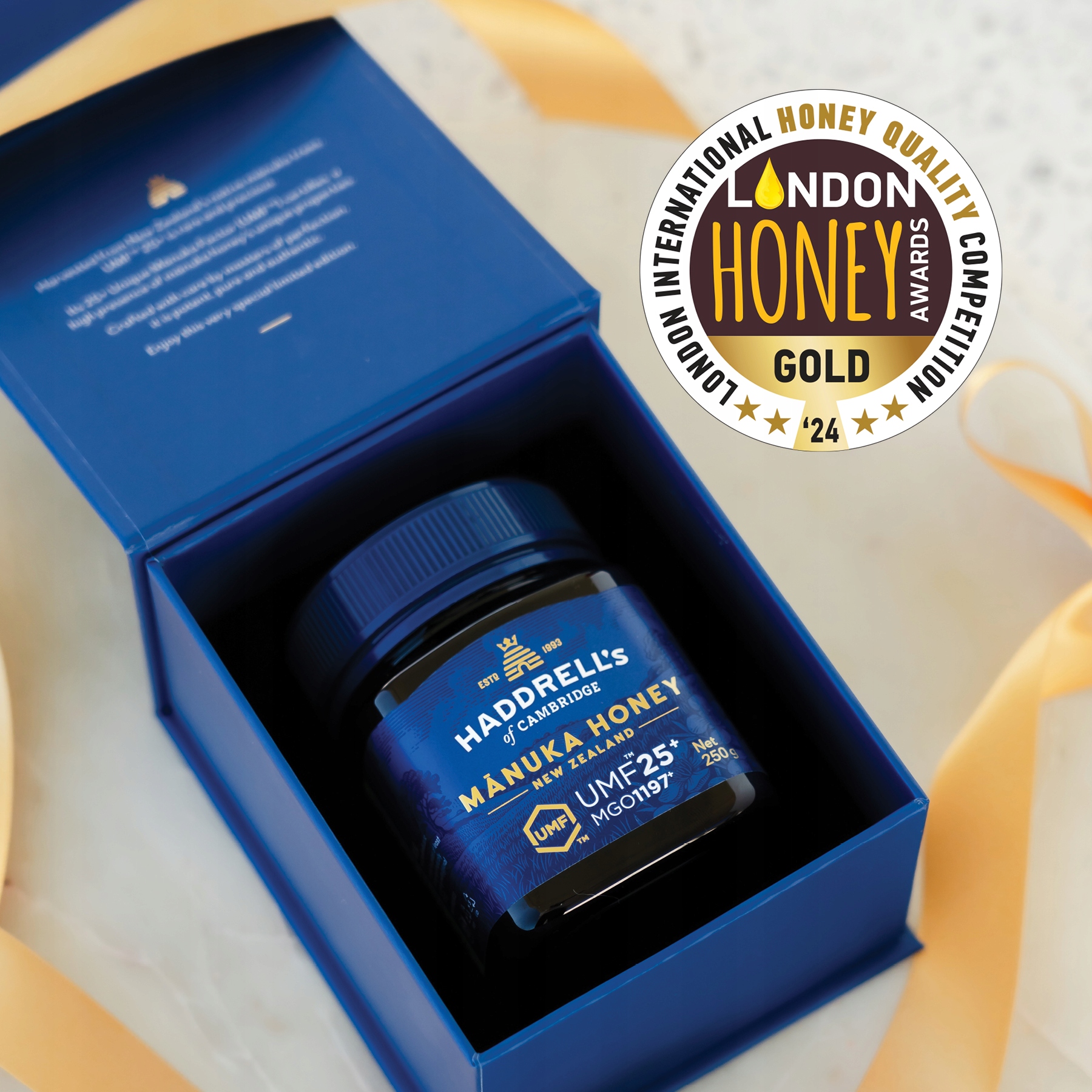 Haddrell's Miód Manuka UMF25+ MGO1197+ 250 g Edycja Limitowana