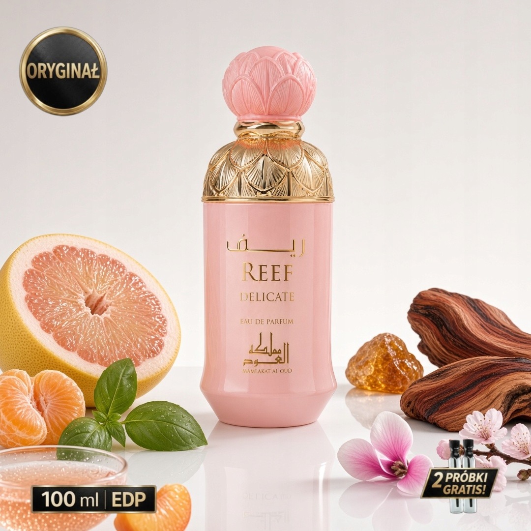 Perfumy Mamlakat Al Oud Reef Delicate 100 ml 2 Próbki