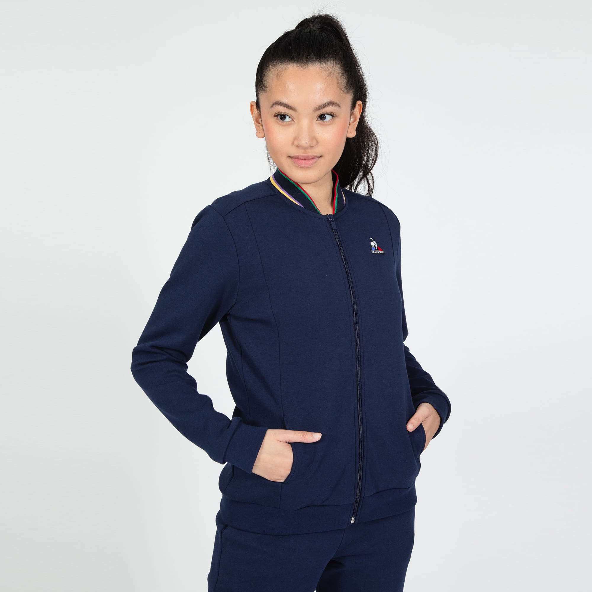 Le Coq Sportif Bluza rozpinana damska 2220664 gran