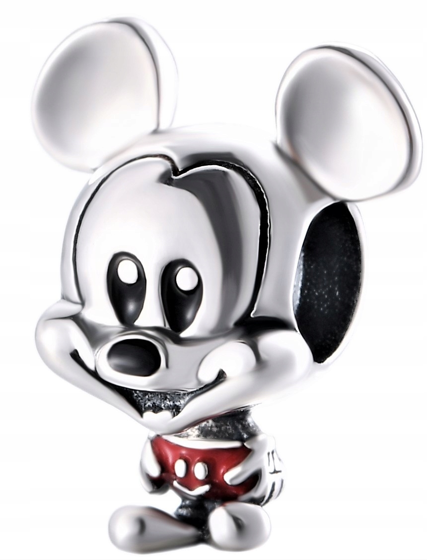 

Charms srebrny 925 Myszka Mickey zawieszka koralik