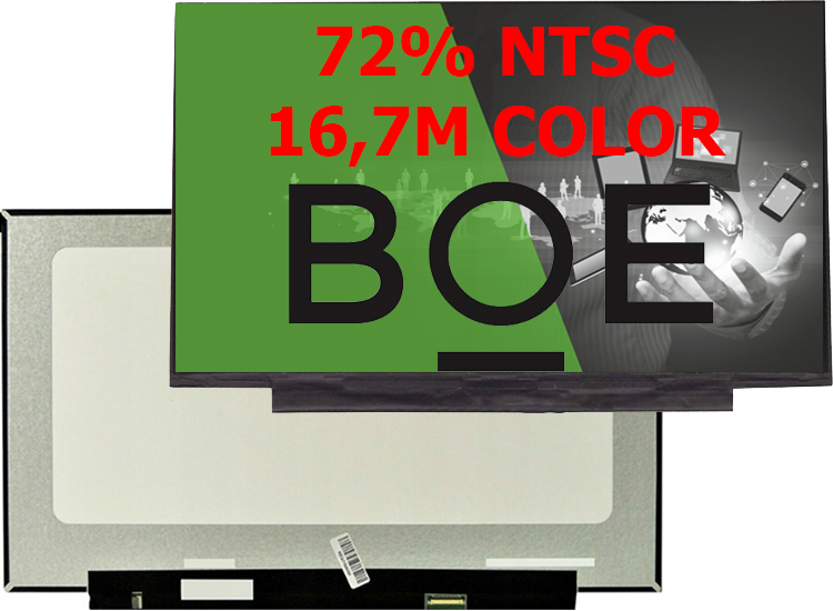 Nová Náhradná Matná Matica B173HAN04.3 Fhd Ips 30PIN 100 % Srgb