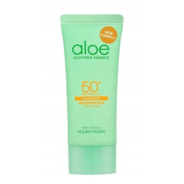 Voděodolný opalovací gel Aloe Spf 50+ (Waterproof Sun Cream) 70 ml