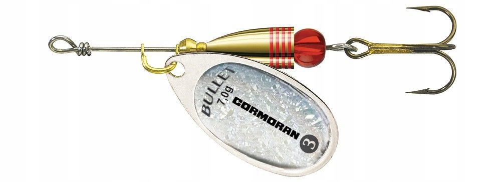 

Błystka Cormoran Bullet rozm.3/7g Silver holo