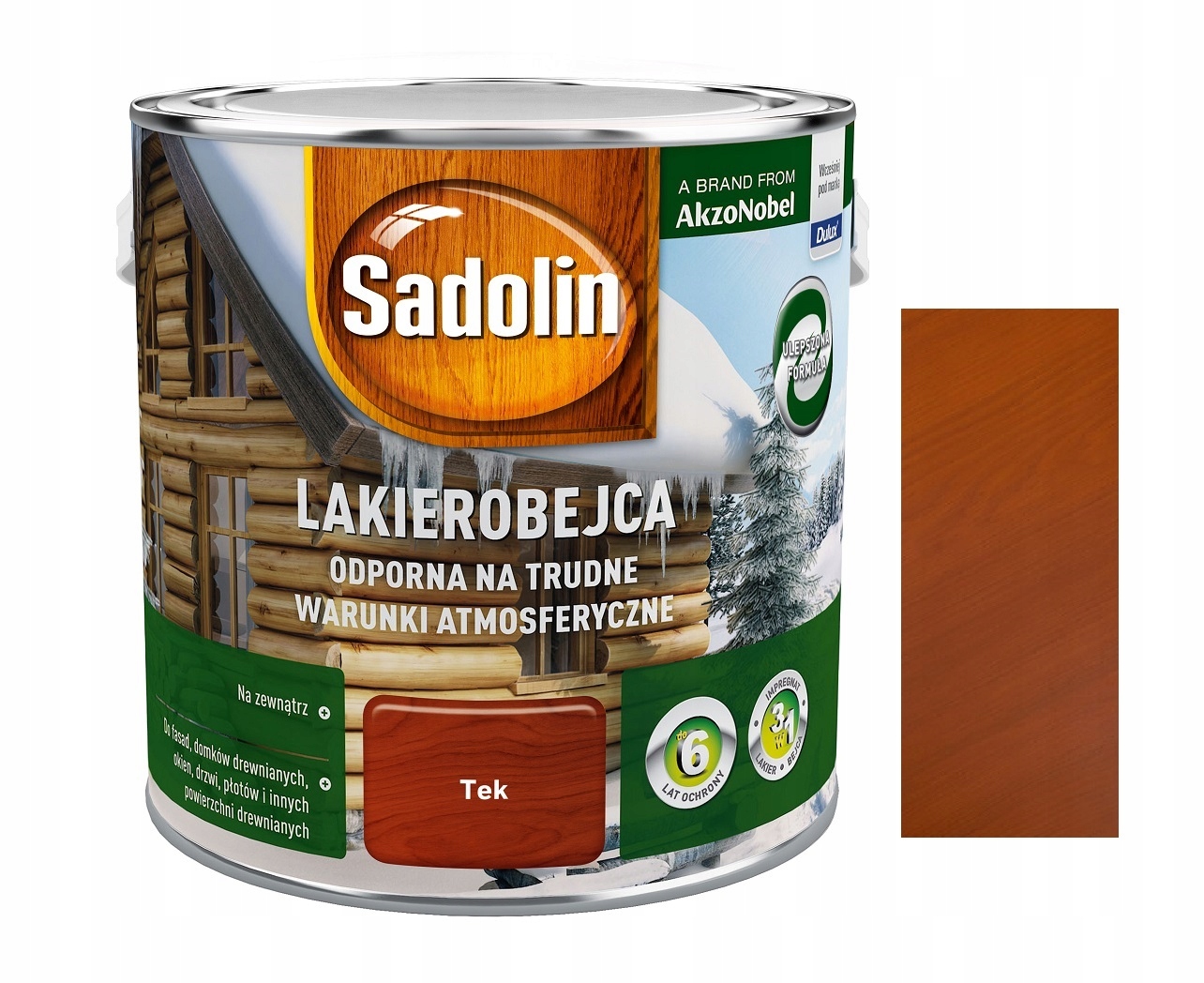 Sadolin Lakierobejca Odporna Tek 2.5L