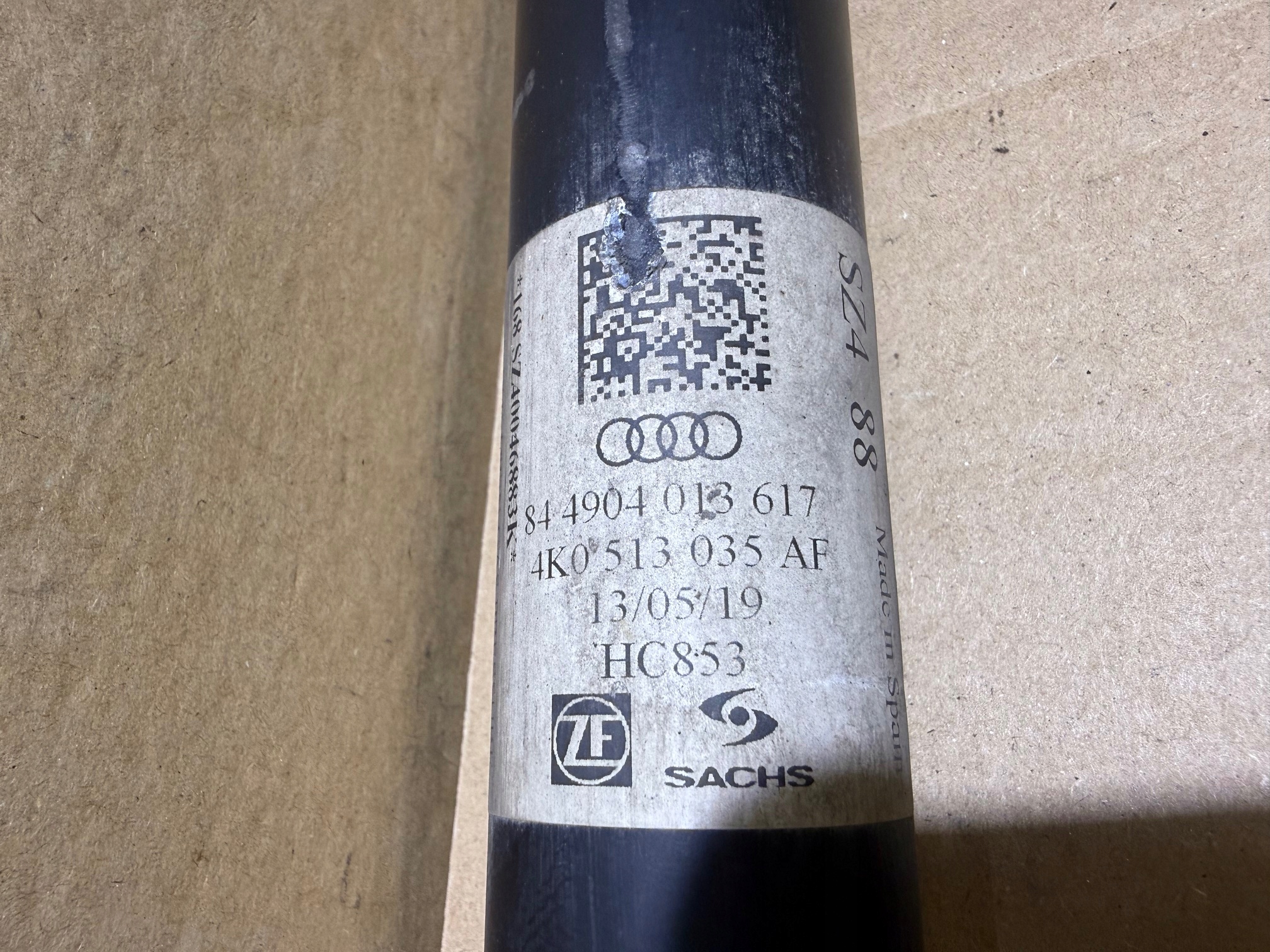 AUDI A6 C8 AVANT shock absorber left right rear part rear 4K0513035AF