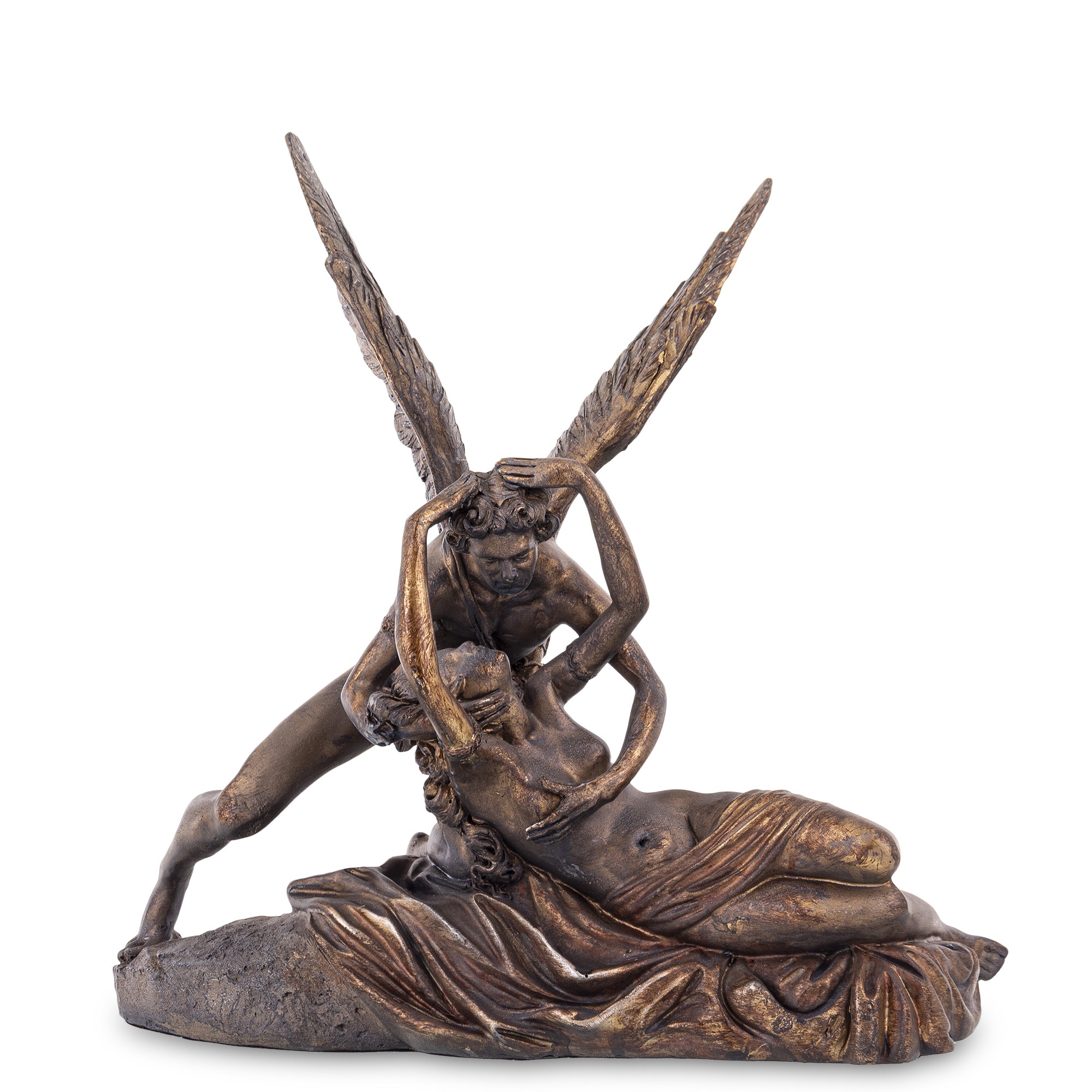 Figurka anjela so ženou dekorácia ako ozdoba na darček