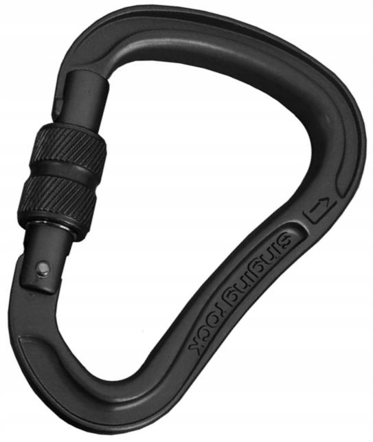 Karabińczyk Hms Singing Rock Bora Screw Alu Black